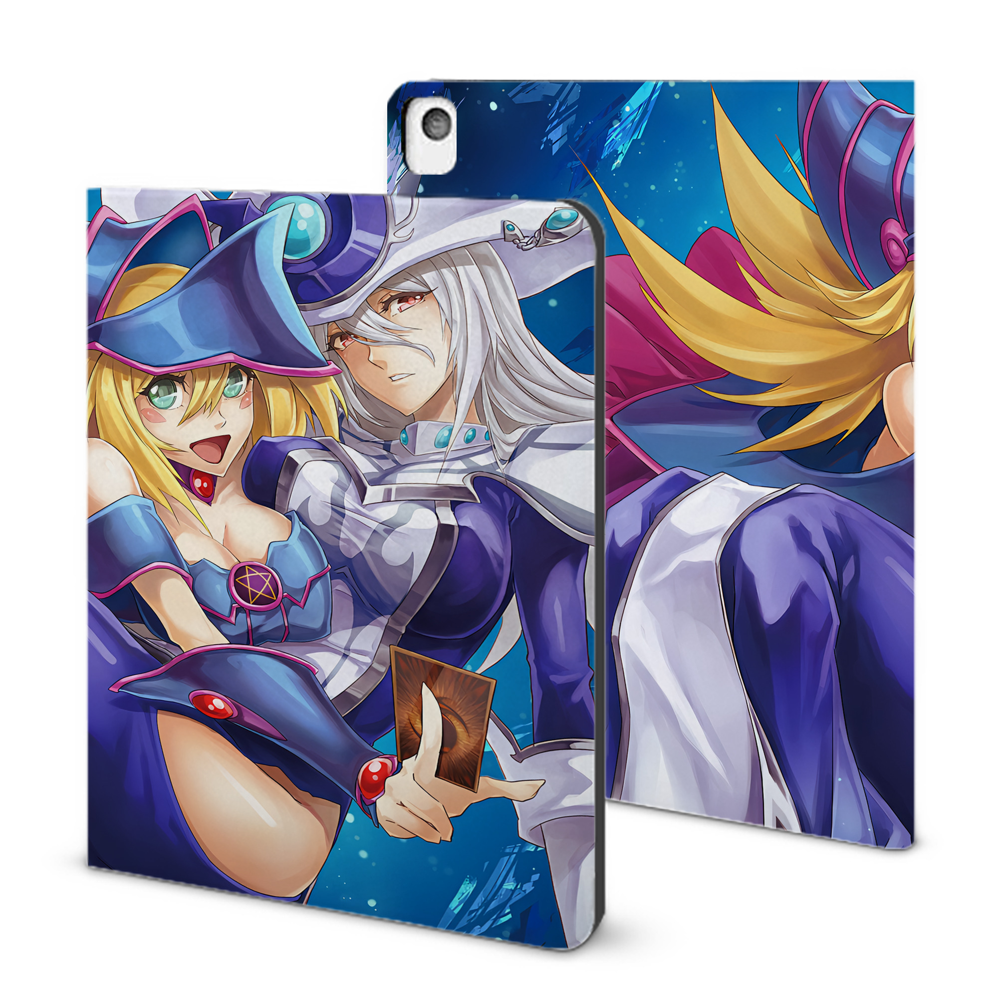 （画像用） 遊☆戯☆王 Yu-Gi-Oh! IPadケース ペンホルダー付き ブックスタイルデザイン